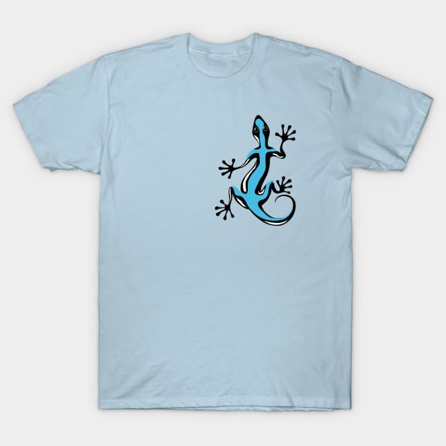 Blue Salamander T-Shirt by TMBTM